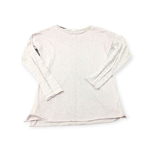 Hem & Thread Pink Thin Long Sleeve Knit Sweater Size Small E - Picture 1 of 7